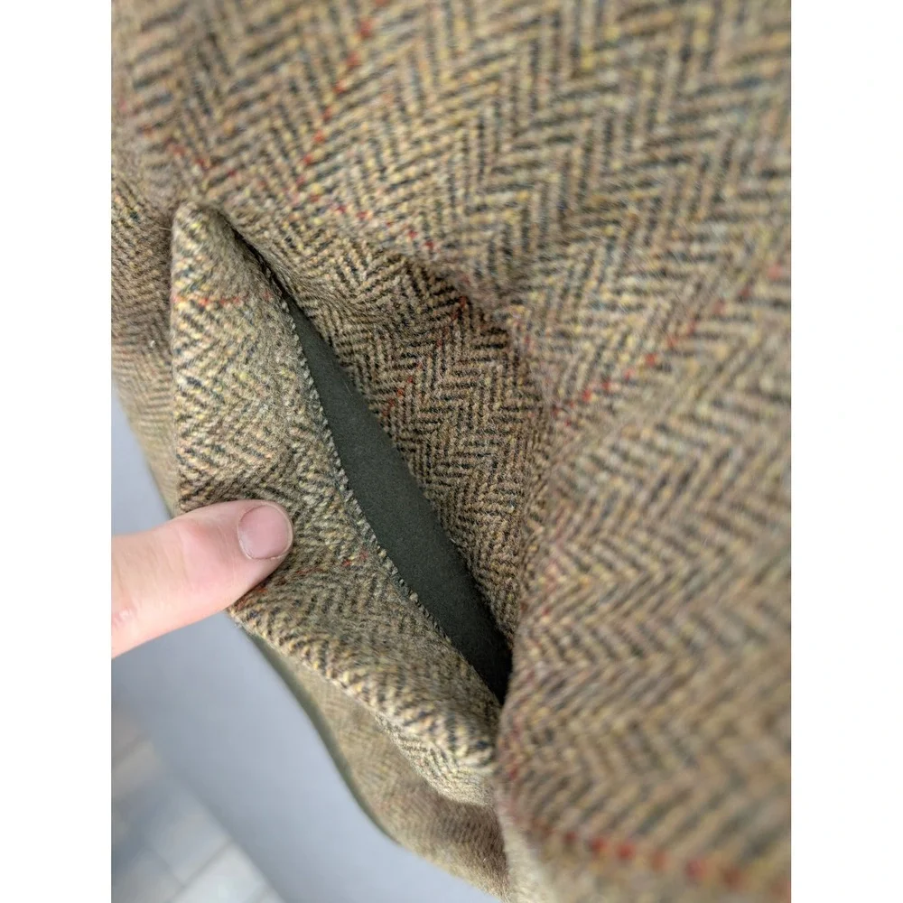 VTG Orvis Vest Men's XL Herringbone Sporting Traditions Wool Tweed Waistcoat